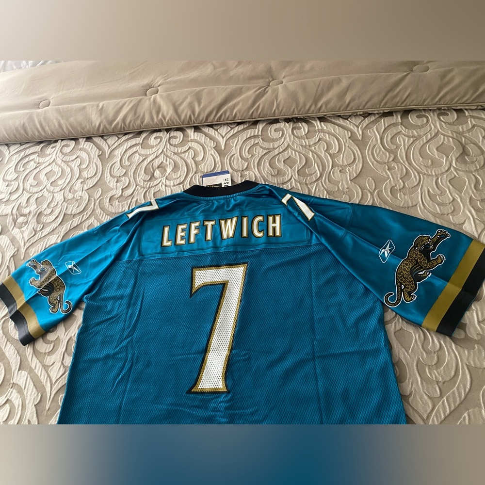 Brand new with tags, Leftwich from Jacksonville Jaguars Jersey